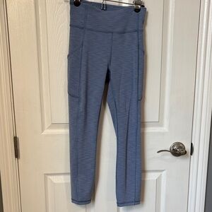 Lululemon Women's Blue heather toned High-Waisted leggings